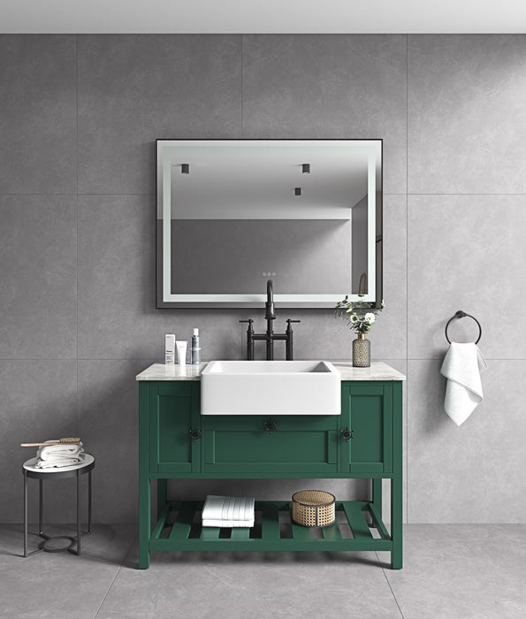 48" Farmhouse Single Bathroom Vanity Set - Green