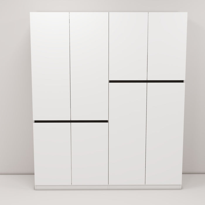 4 Door Modern No - Pull Sectional Sideboard