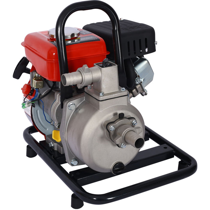 Gas Powered Water Transfer Pump 3Hp 79.8Cc 4-Stroke Engine Epa Compliant - Red
