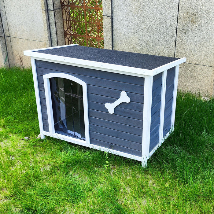 Wooden Folding Dog House, Outdoor Waterproof Dog Cage, Indoor Solid Wood Outside Dog Shelter Kennel Easy To Assemble