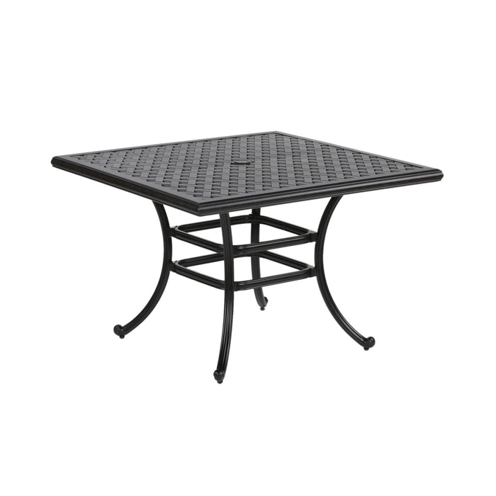 44" Square Dining Table, Dark Lava Bronze