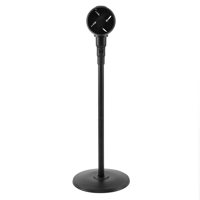 Simple Deluxe Metal Drum Jet Fan, Indoor And Outdoor Pedestal Fan, 6 Speed Rotatable Fan, With Remote Control, Suitable For Bedroom, Living Room And Office, Black 7 Inch, 7B