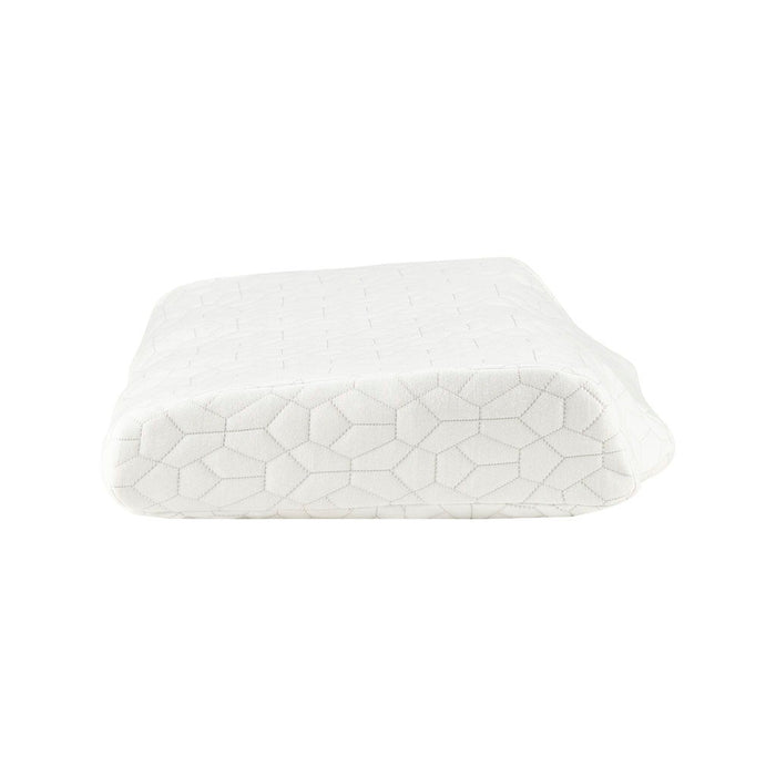 Cooling Gel Pad Contour Foam Pillow With Removable Rayon From Bamboo / Poly Cover