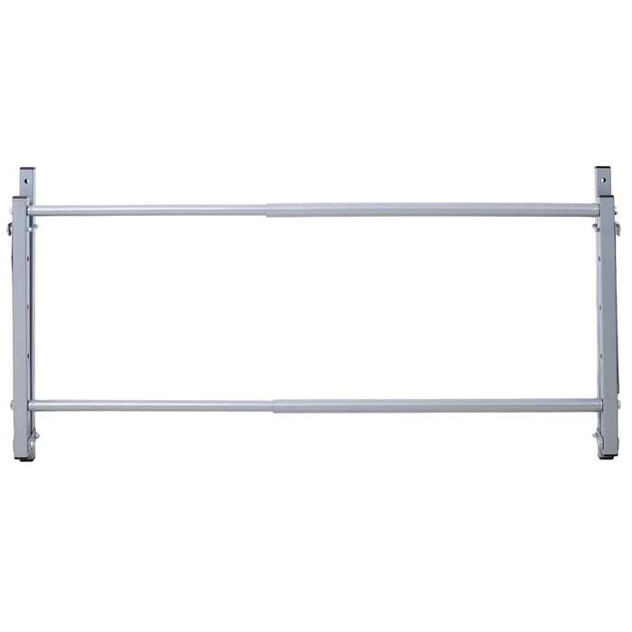 Wall - Mounted Folding Tire Storage, Wide, Supports 300 Pounds, Silver