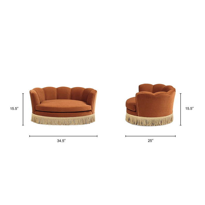 Clara - Scalloped Pet Sofa Bed