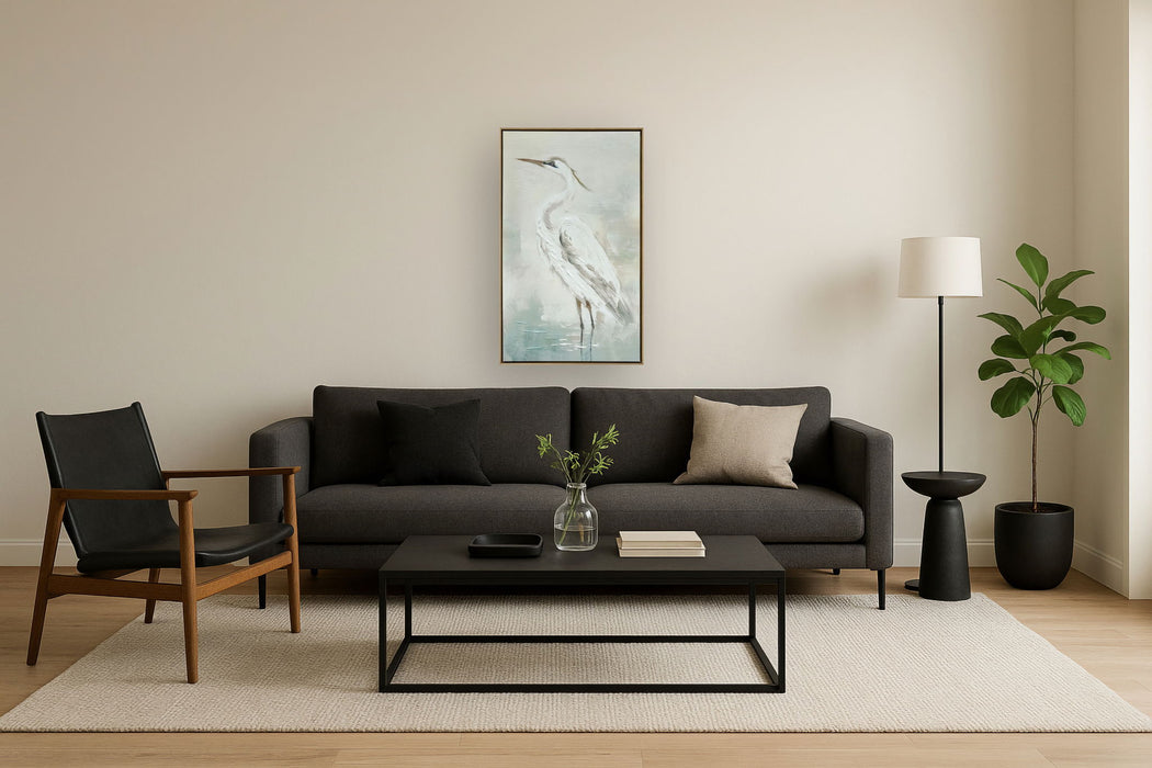 Mist Plumage - 39" x 24" Framed Wall Art