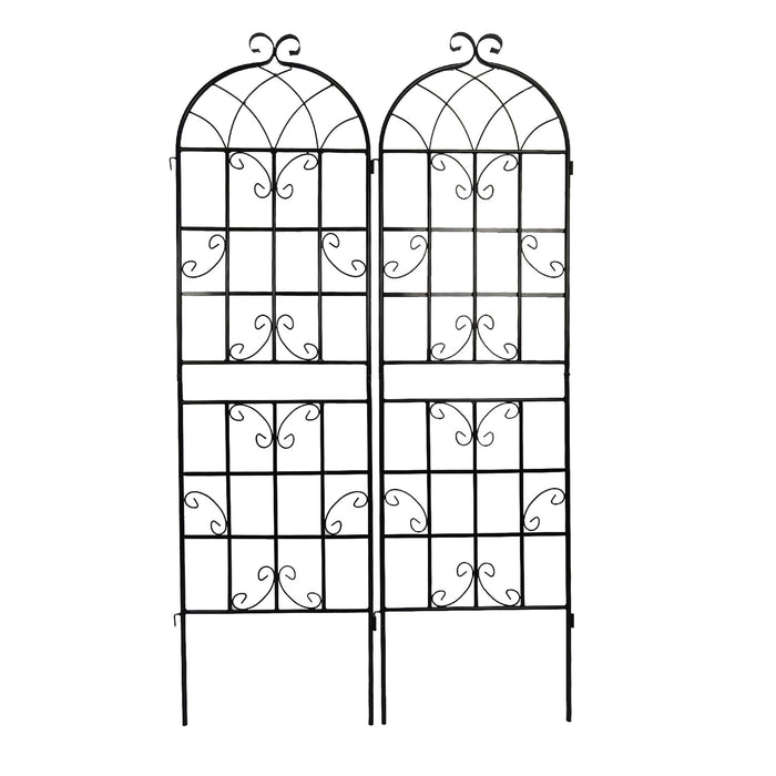 Metal Garden Rustproof Trellis For Climbing Plants Outdoor Flower Support