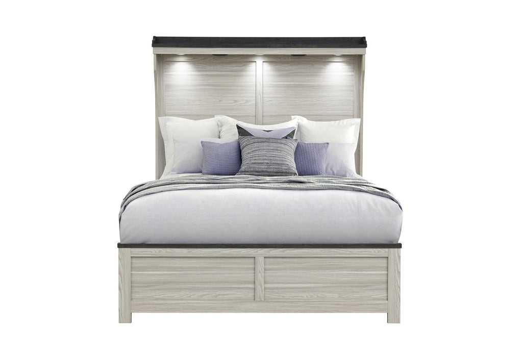 Ashley - Queen Panel Bed - Brown