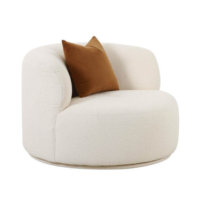 Fickle - Swivel Chair - Cream