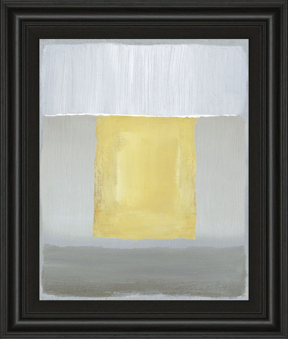 Halflight Il By Caroline Gold - Framed Print Wall Art - Yellow