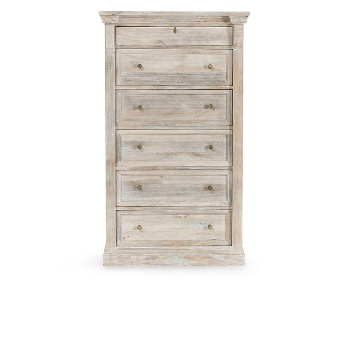 Adelaide - 6 Drawer Chest - Natural Cream Wash