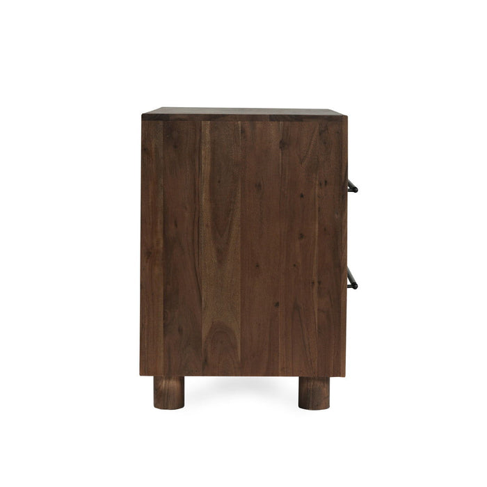 Jaxon - 2 Drawer Nightstand - Harvest Brown