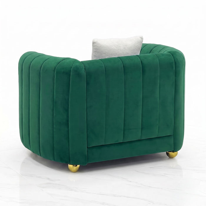 Single Sofa With High Resilience Foam