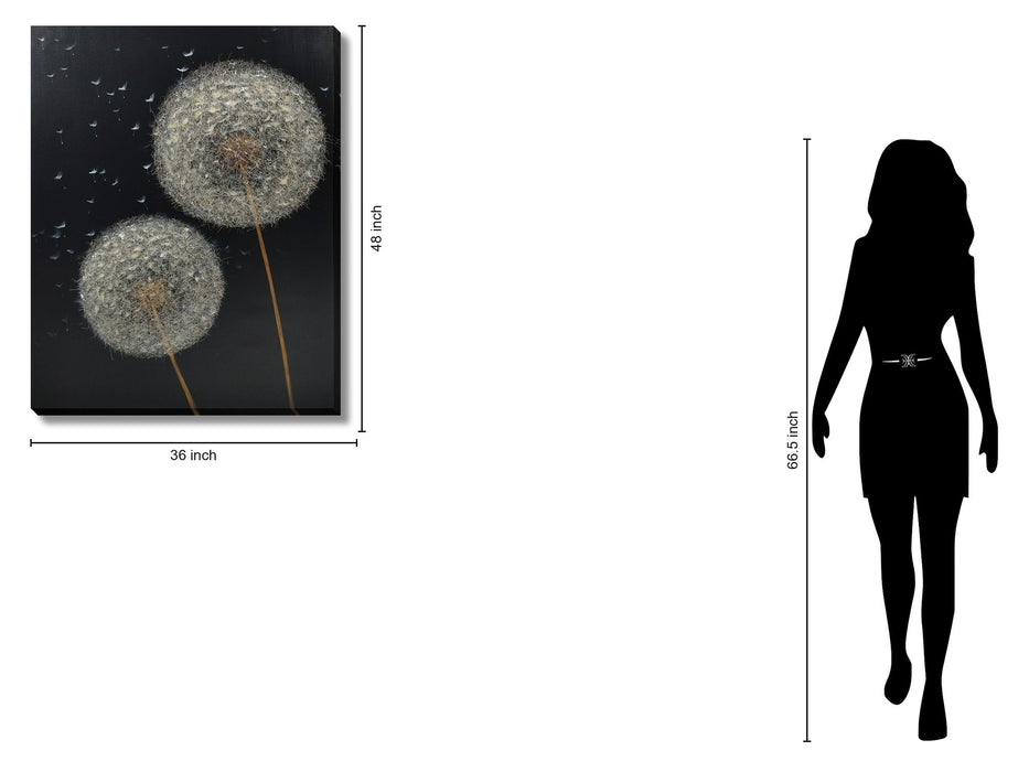 Silent Drift - 36" x 48" Framed Wall Art