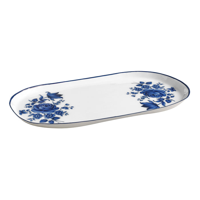 Cottage - Serving Tray - China Blue / White