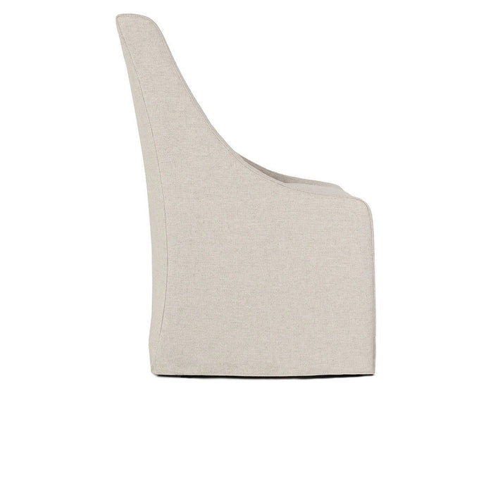 Warwick - Upholstered Rolling Dining Chair