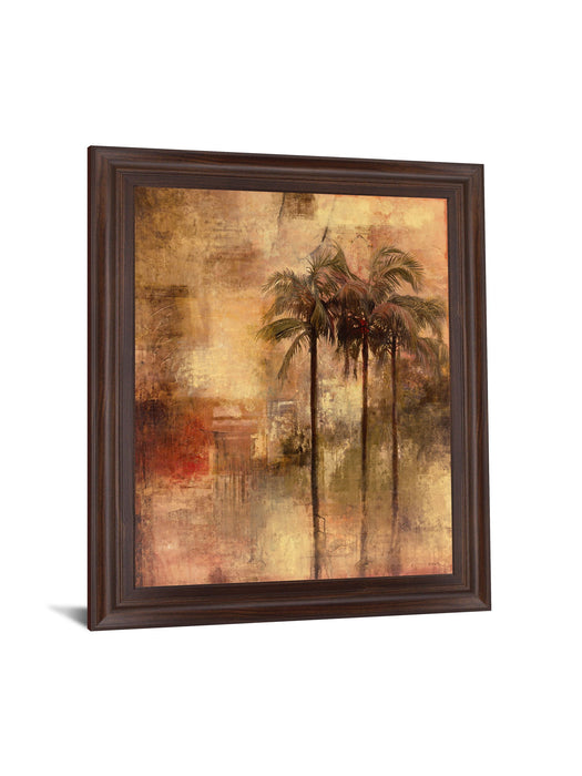 Amber Tropics - 28" x 34" Framed Wall Art