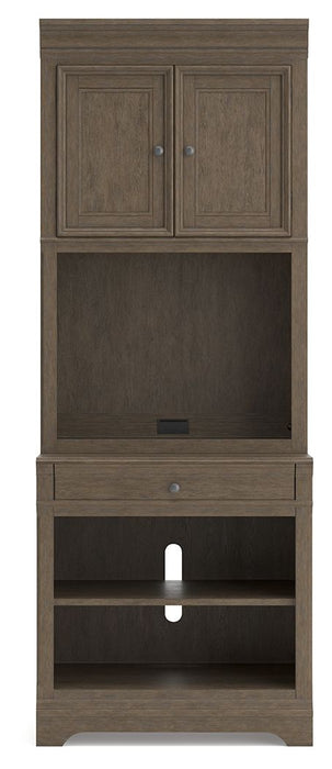 Janismore - Bookcase - Weathered Gray