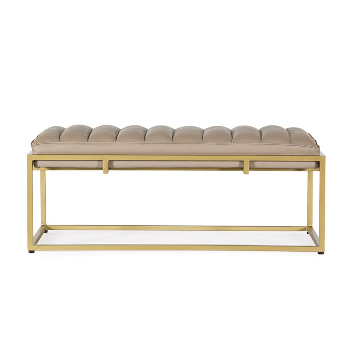 Breu - Ottoman Bench - Gold