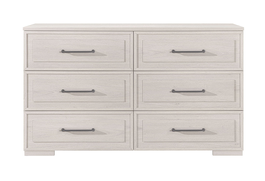 Clara - 5 Piece Queen Bedroom Set (Bed, Dresser & Mirror, Nightstand, Chest) - Beige