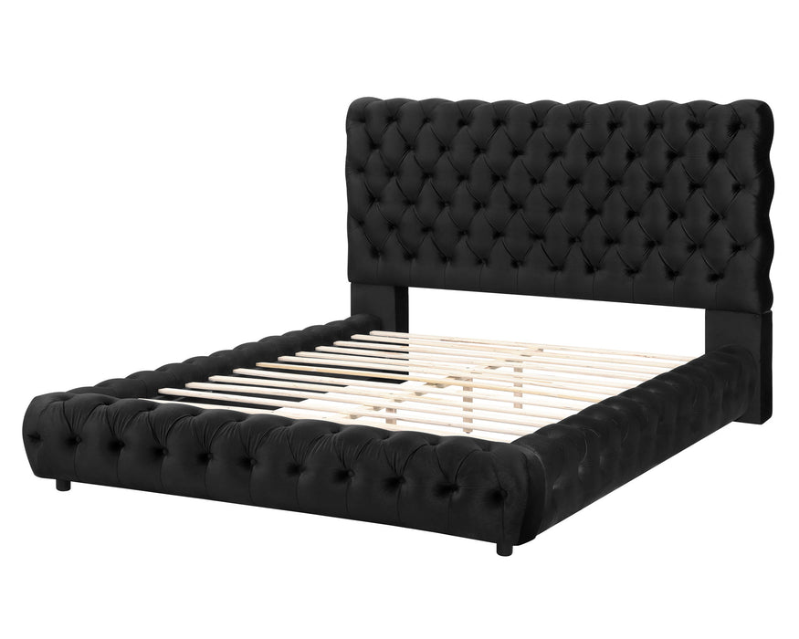 Flory - King Bed - Black