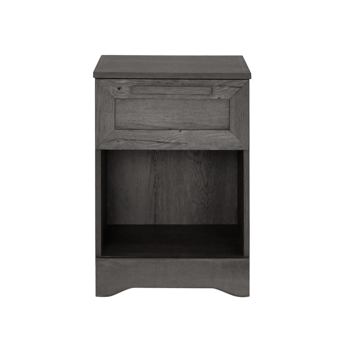 Broxon - Rustic Drawer Nightstand