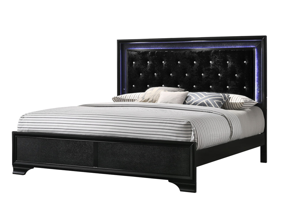 Micah - California King 4 Piece Bedroom Set - Black