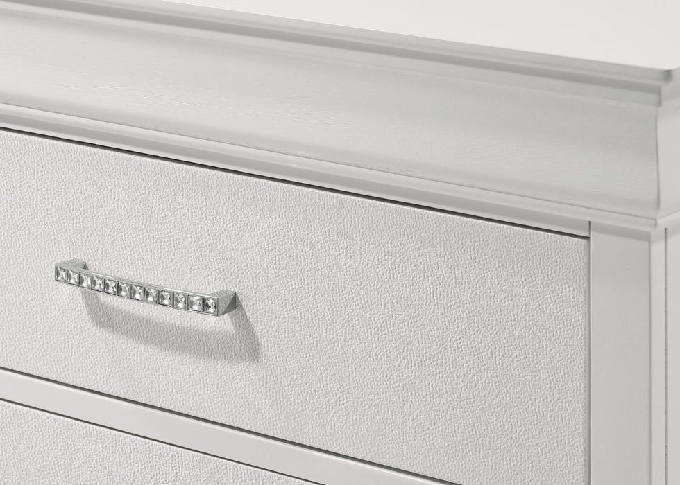 Amalia - Dresser & Mirror - White