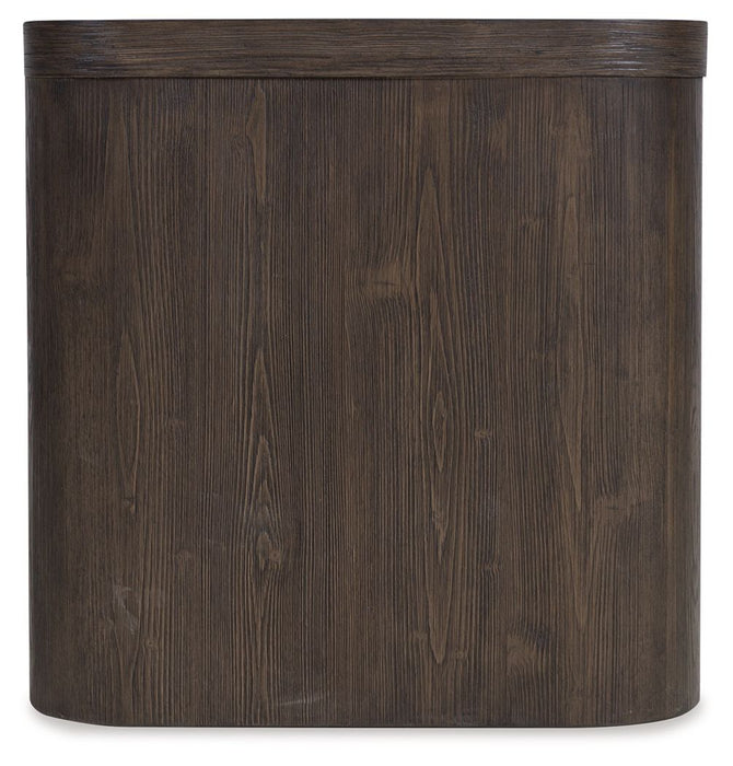 Neo - Square End Table - Rich Brown