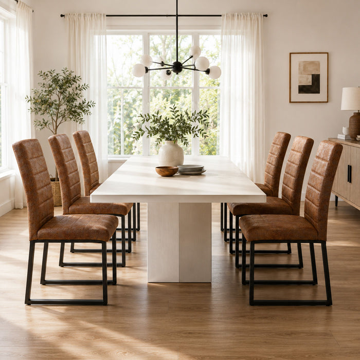 Oversized Square Design Dining Chairs For Home