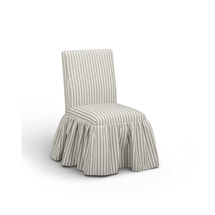 Gertrude - Striped Linen Dining Chair