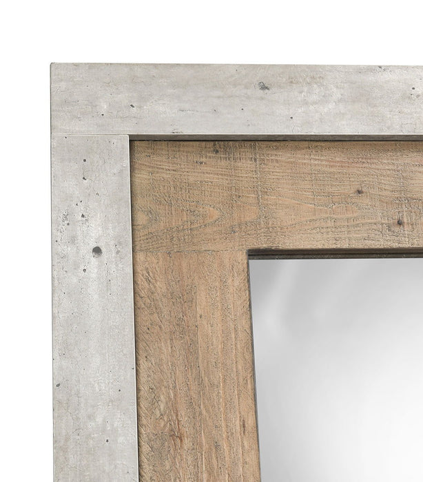 Charlotte - Mirror - Natural / Weathered Cement