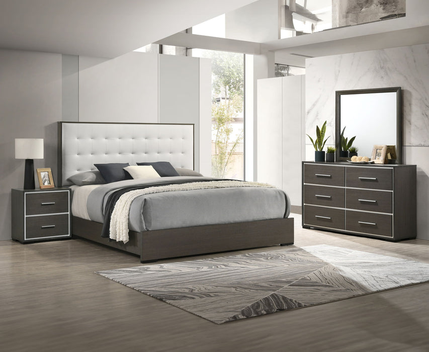 Sharpe - Full 4 Piece Bedroom Set - Dark Gray