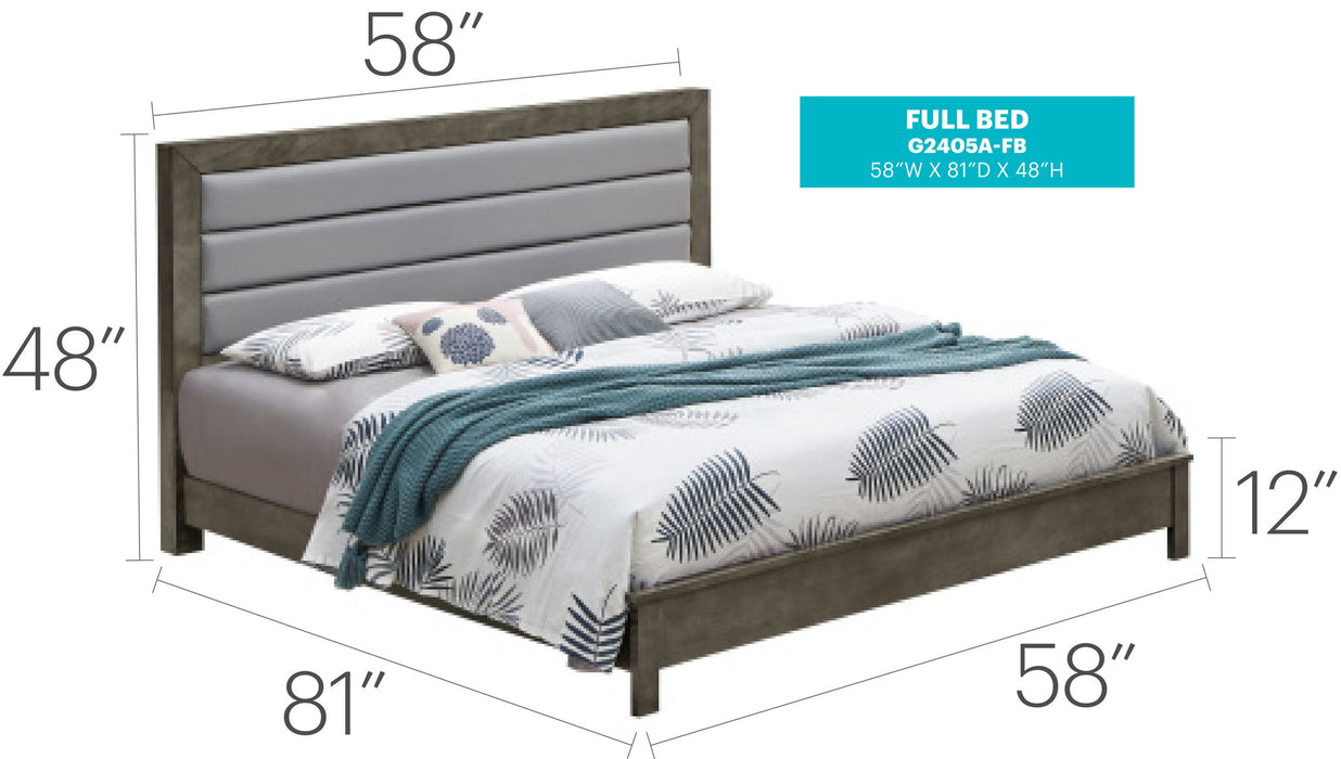 Transitional Modern Design Bed