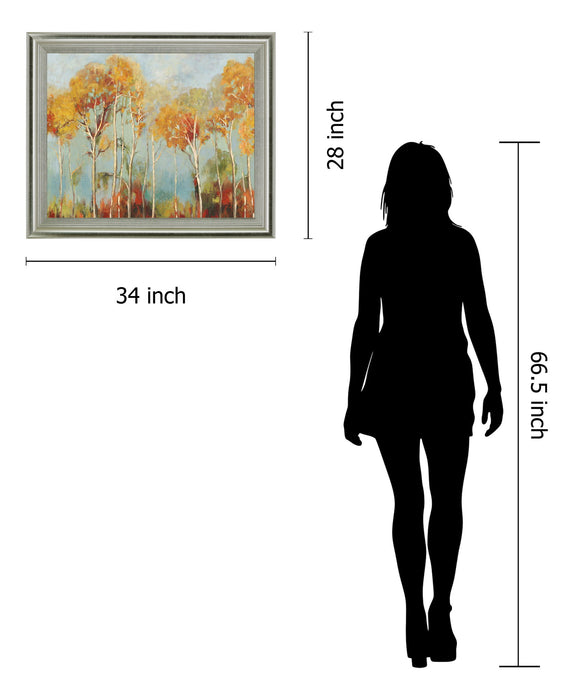 Amber Canopy - 28" x 34" Framed Wall Art