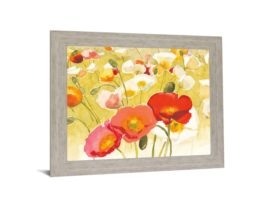Petal Radiance - 28" x 34" Framed Wall Art