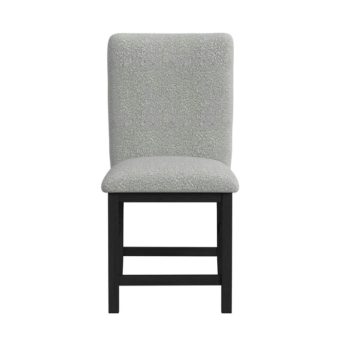 Portland - Square Back Counter Stool (Set of 2) - Black / Gray