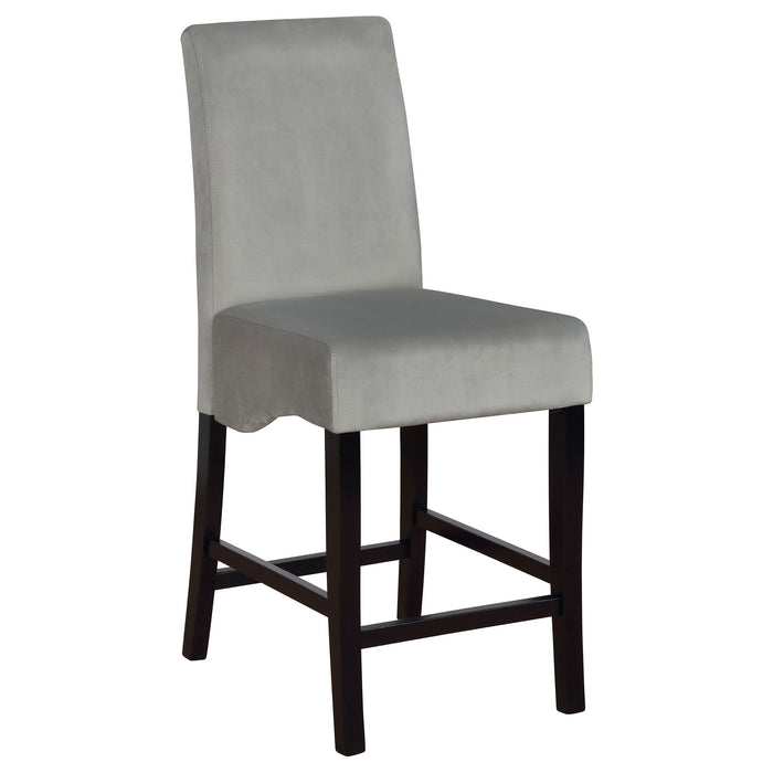 Shandra - 5 Piece Set With Counter Height Table And Stools - Black