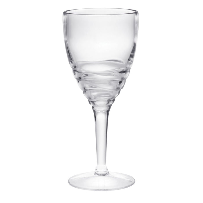 Swirl Plastic Wine Glasses (Set of 4)