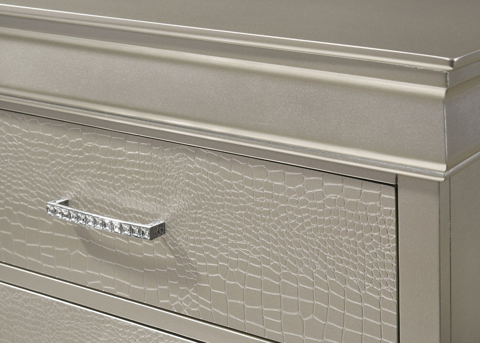 Amalia - Nightstand - Silver