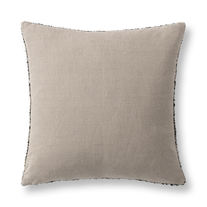 Villa Classics - Porter 22" x 22" Accent Pillow - Black / Ivory