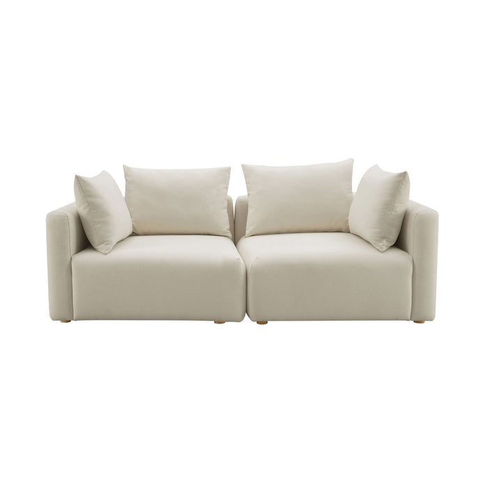 Hangover - Linen Loveseat - Cream