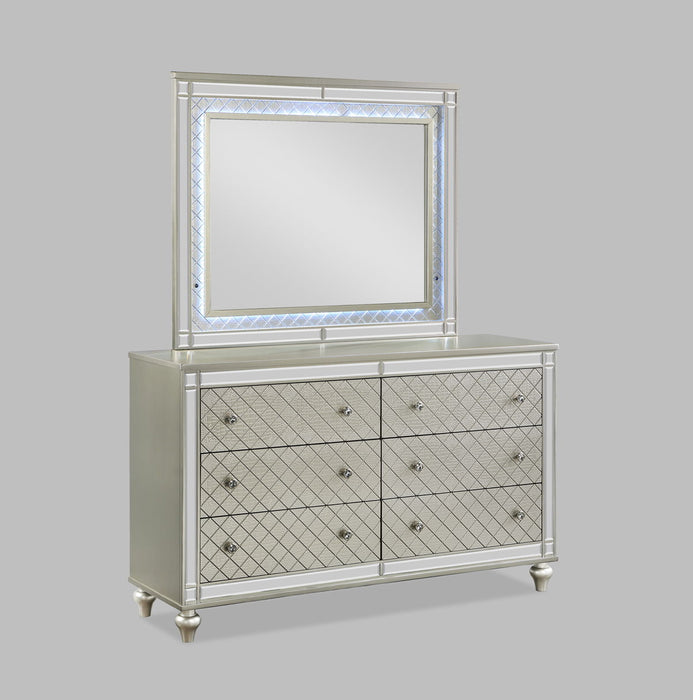 Cristian - Dresser & Mirror - Champagne