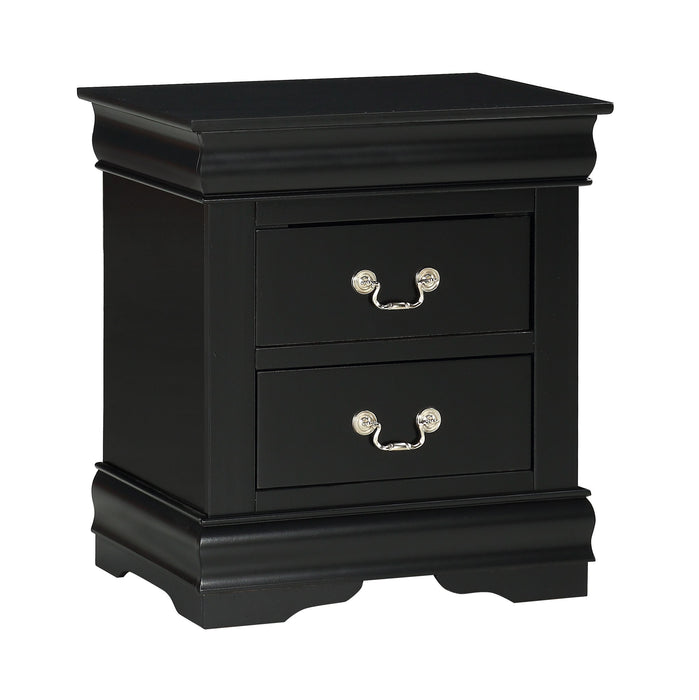 Louis Philip - Twin 5 Piece Bedroom Set - Black