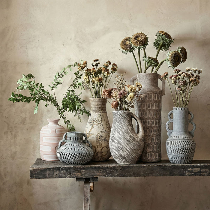 Earthenware - Retro Vase - Terracotta