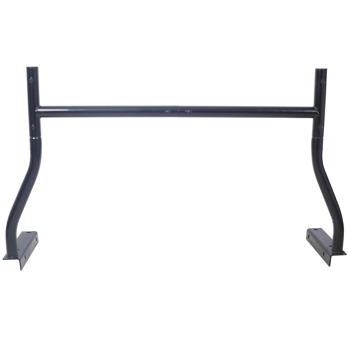 Universal Pick-Up Truck Rack 650 Lbs Adjustable Fit 2-Bars Utility Ladder Truck Cargo Rack - Black