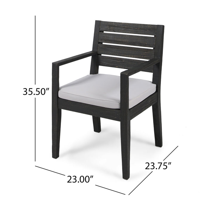 Outdoor Elegant Design Dining Chair (Set of 2)
