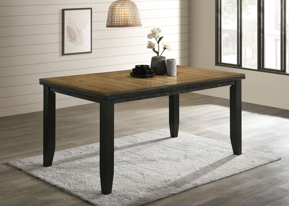 Bardstown - 5 Piece Counter Dining Room Set - Wheat / Charcoal