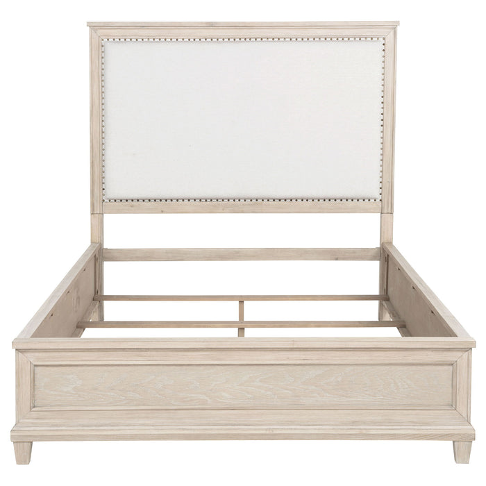 Wedner - Queen Panel Bed - Oak