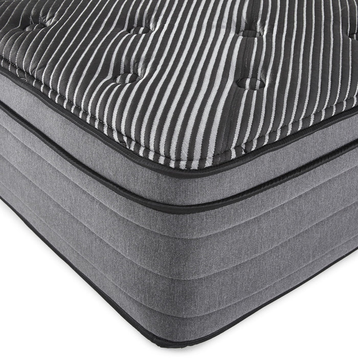 Starrett Black - 15" Euro Top Hybrid Mattress With Cooling Foam And Wrapped Coils